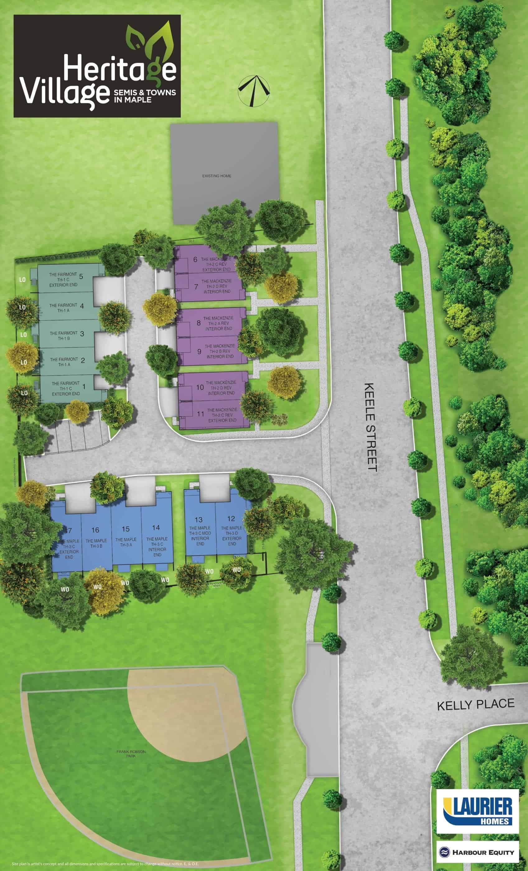 Heritage Village - 1702793956520 Laurier Heritage Marketing Site Plan 1