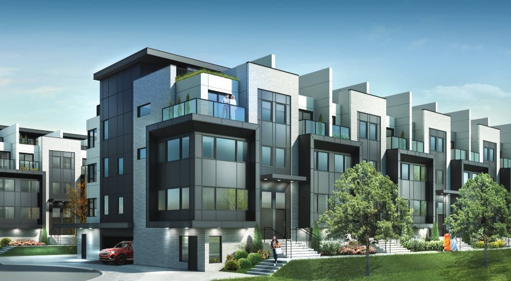 The Towns of Lambton Mills - 1715507622304 Lambton Mills Streetscape