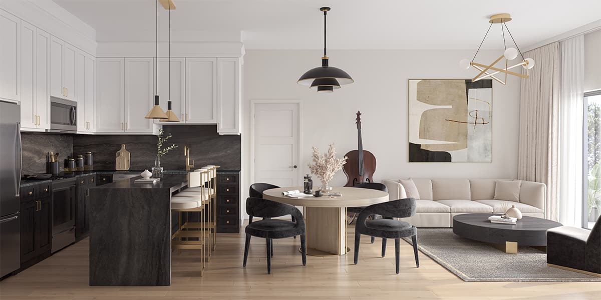 Anthem at The Metalworks - ADHOC MW4 C7 Kitchen Living Dining 0325 FINAL(72dpi)