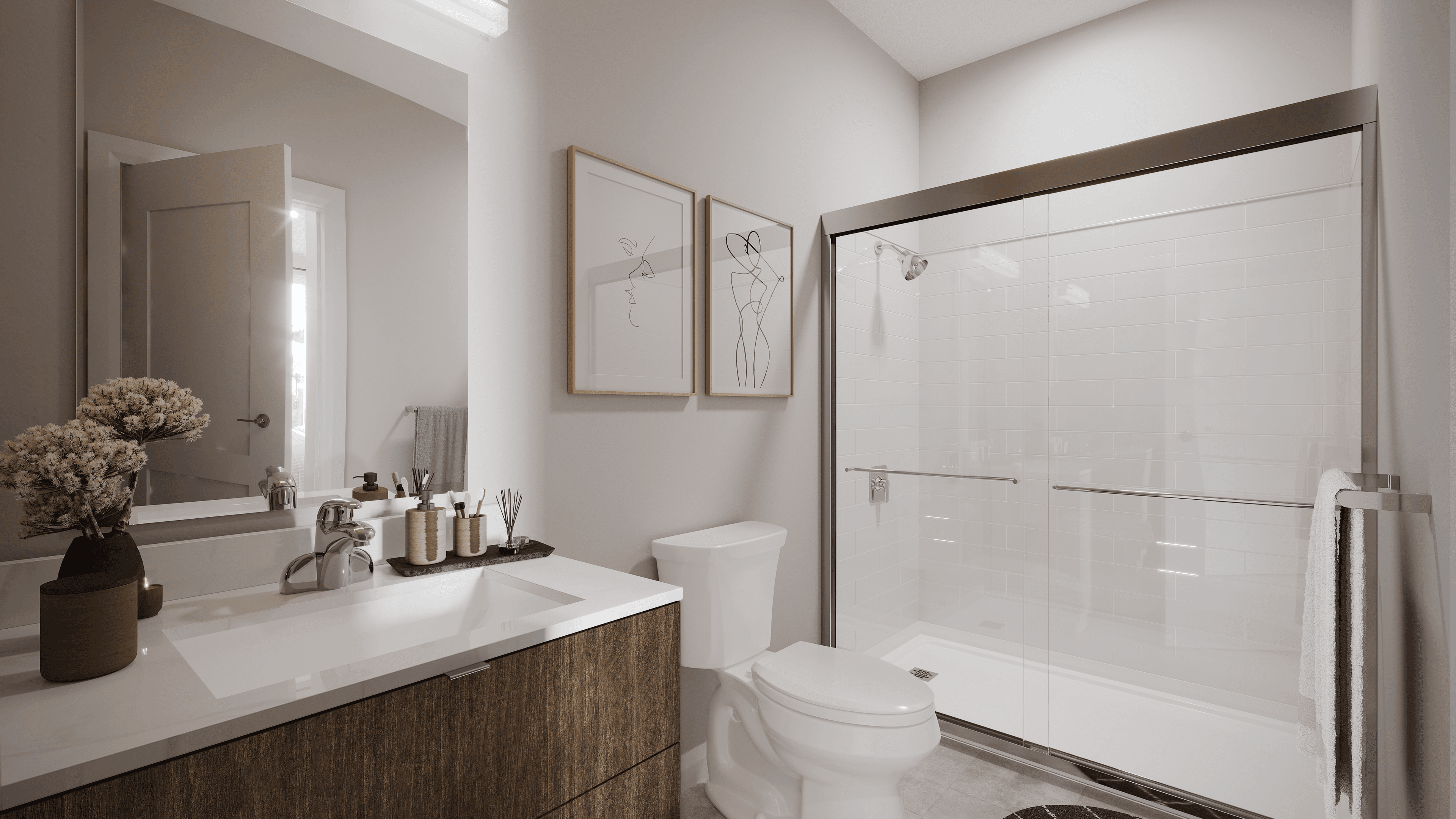 Marquis Modern Towns - MMT ApartmentB Adjustment Bathroom 4K