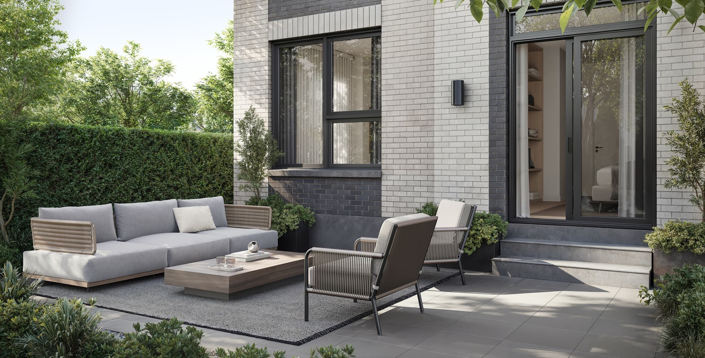 The Northshore Towns - Northshore+Towns+ +Garden+Patio+Rendering