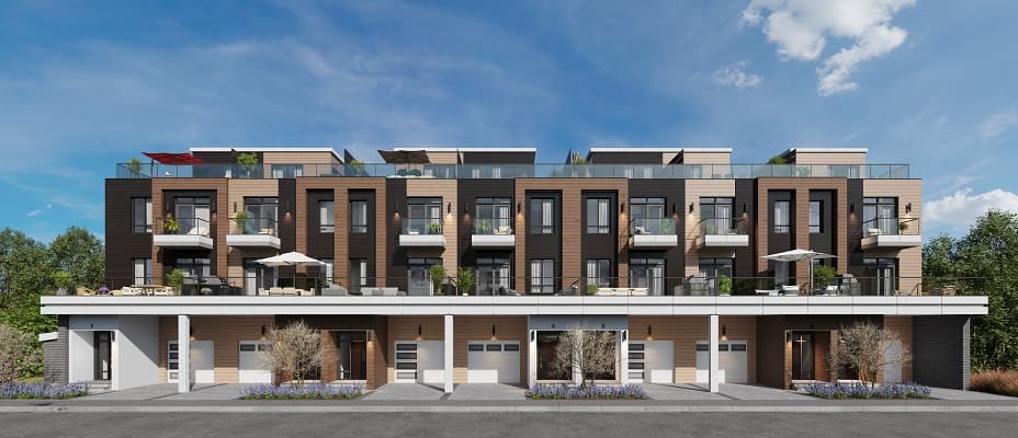 QUI Modern Towns Townhouse Markham Ontario Canada preconstruction