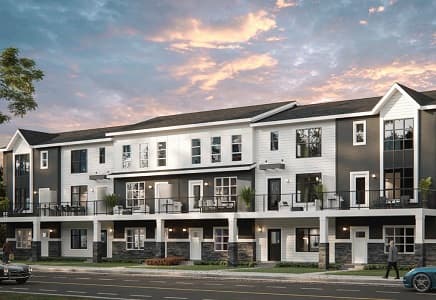 Aberdeen Towns Townhouse Chestermere Alberta Canada preconstruction