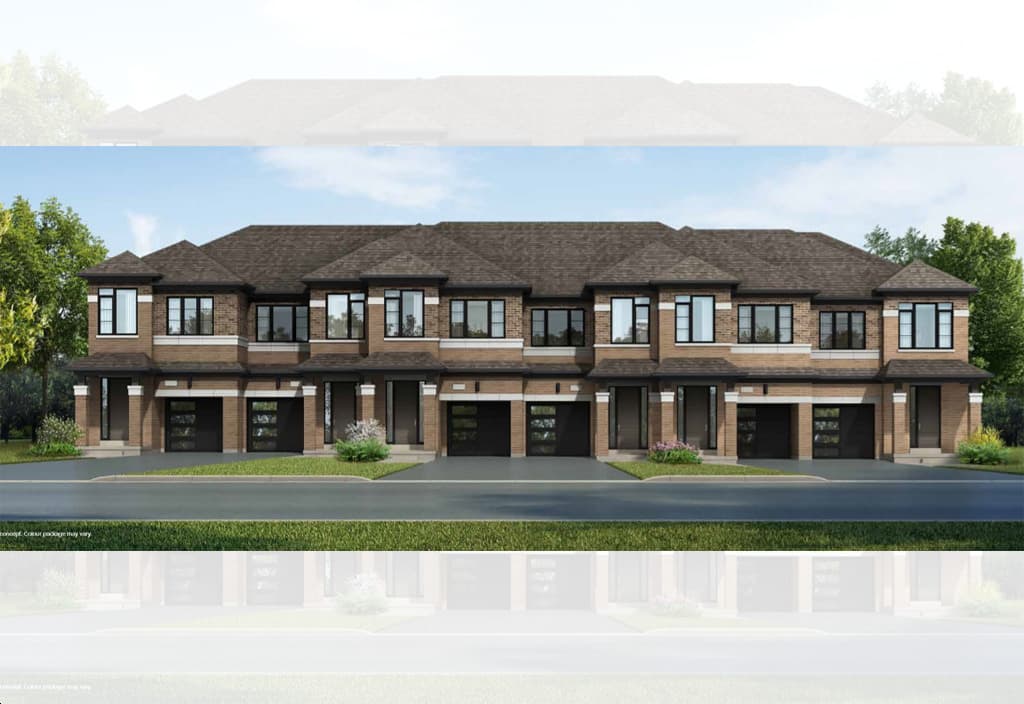 GO Towns Townhouse Barrie Ontario Canada preconstruction