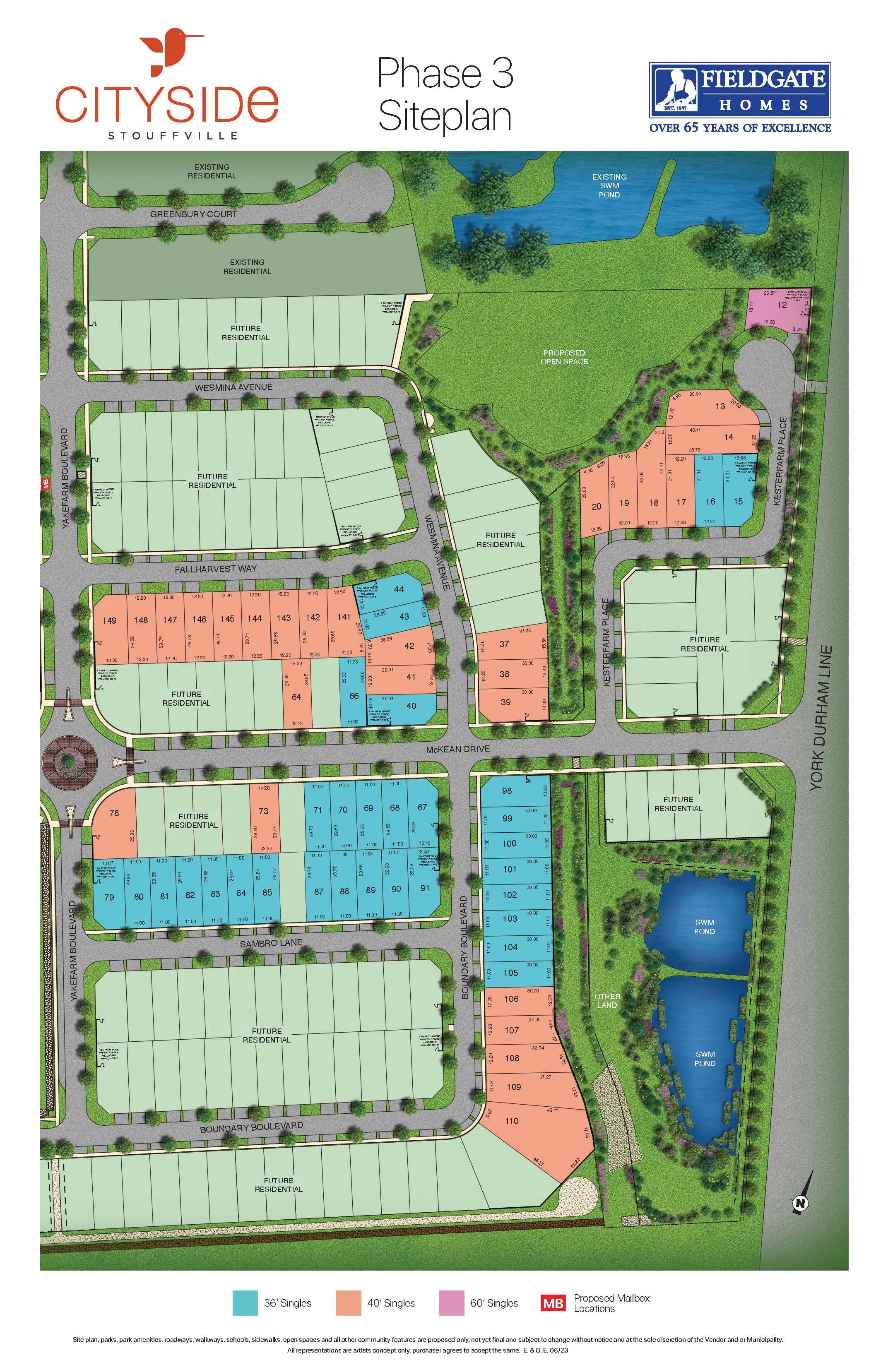 Cityside Homes Detached Whitchurch Stouffville Ontario Canada preconstruction
