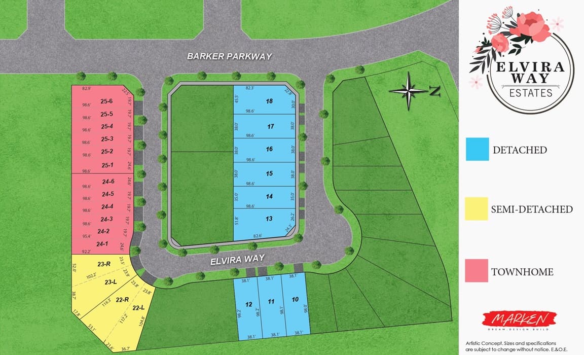 Elvira Way Estates Detached Thorold Ontario Canada preconstruction