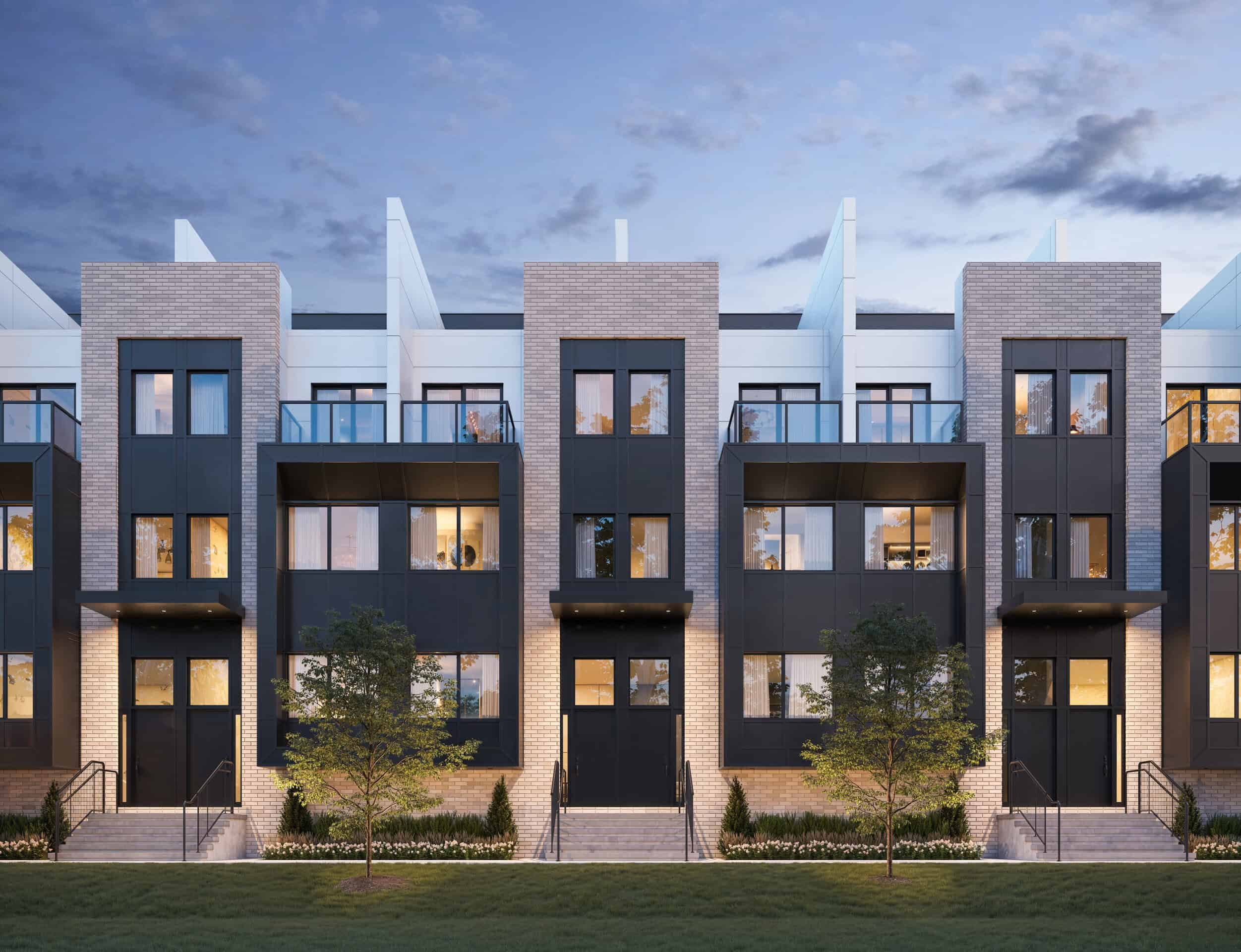 The Towns of Lambton Mills Townhouse York Ontario Canada preconstruction