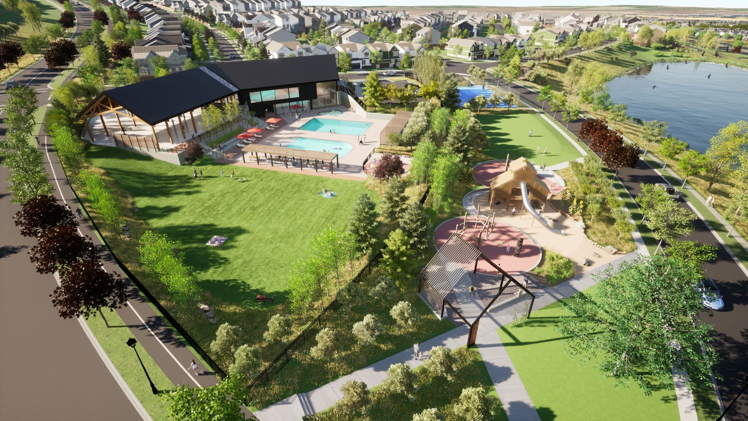 The Grove Townhomes at Wildflower Townhouse Airdrie Alberta Canada preconstruction