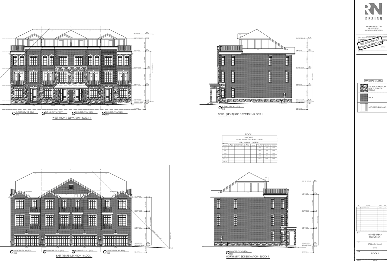 Linbury Hill Townhouse Toronto Ontario Canada preconstruction