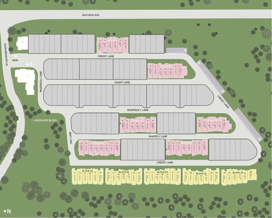 The Towns on Bayview Townhouse Richmond Hill Ontario Canada preconstruction
