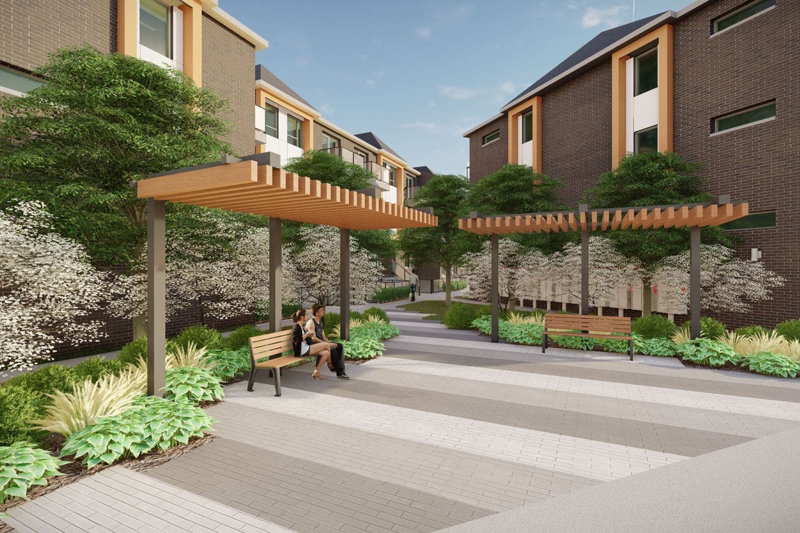 East Station Townhomes - 1702791795320 2021 03 10 03 50 37 eaststationtownhomes mattamyhomes rendering courtyard East Station Townhomes - 1702791795320 2021 03 10 03 50 37 eaststationtownhomes mattamyhomes rendering courtyard