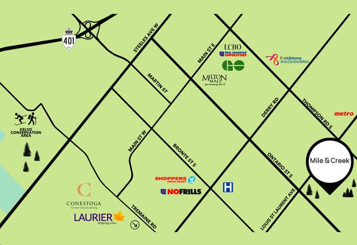 Mile and Creek Condos 2 Milton Ontario Canada preconstruction Mile and Creek Condos 2 Milton Ontario Canada preconstruction